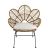 Καρέκλα Κήπου ALFIUS Φυσικό/Μαύρο Μέταλλο/Rattan 72x62x86cm 14510028 ArteLibre |  Καναπέδες - Καρέκλες  στο espiti
