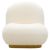 Πολυθρόνα Rosalie pakoworld ύφασμα μπουκλέ cream-χρυσό 83x80x79εκ |  Πολυθρόνες σαλονιού στο espiti