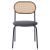 Καρέκλα James pakoworld pe rattan μπεζ-pu μαύρο-μέταλλο φυσικό |  Καρέκλες στο espiti