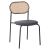 Καρέκλα James pakoworld pe rattan μπεζ-pu μαύρο-μέταλλο φυσικό |  Καρέκλες στο espiti