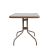 Τραπέζι Μεταλλικό MARS Καφέ 60x60x70cm 14450043 ArteLibre |  Τραπέζια κήπου στο espiti