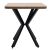 Τραπέζι Fergus pakoworld καρυδί-μαύρο 70x70x75εκ |  Τραπέζια στο espiti