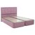 Κρεβάτι διπλό Kenzie pakoworld ύφασμα ροζ 160x200εκ |  Κρεβάτια στο espiti