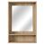 Καθρέπτης μπάνιου με ράφι Holt pakoworld φυσικό 60x12x87εκ |  Καθρέπτες Μπάνιου στο espiti