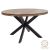 Τραπέζι Bowie pakoworld ξύλο ακακίας φυσικό-πόδι μαύρο 130x130x78εκ |  Τραπέζια στο espiti