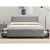 Κρεβάτι διπλό Antigone pakoworld ύφασμα γκρι με αποθηκευτικό χώρο 160x200εκ |  Κρεβάτια στο espiti