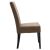 Καρέκλα Ditta pakoworld ύφασμα ανοικτό καφέ-πόδι μασίφ ξύλο μαύρο |  Καρέκλες στο espiti