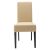 Καρέκλα Ditta pakoworld PU εκρού- πόδι μασίφ ξύλο μαύρο |  Καρέκλες στο espiti