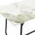 Τραπέζι Revello pakoworld sintered stone λευκό μαρμάρου-μαύρο 150x90x75εκ |  Τραπέζια στο espiti