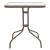 Τραπέζι Watson pakoworld μέταλλο καφέ-γυαλί 70x70x70εκ |  Τραπέζια κήπου στο espiti