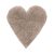 Παιδικό Χαλί BROWN SHADE HEART 160 x 160 εκ. MADI |  Χαλιά Παιδικά στο espiti