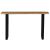 Κονσόλα Carver pakoworld μασίφ ξύλο ακακίας 3.5εκ καρυδί-πόδι μαύρο 150x40x76εκ |  Συρταριέρες -Κονσόλες στο espiti