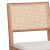 Καρέκλα Winslow pakoworld ξύλο rubberwood ανοικτό καρυδί-pvc rattan φυσικό-ύφασμα γκρι |  Καρέκλες στο espiti
