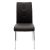 Καρέκλα Ariadne pakoworld PU μαύρο-πόδι χρωμίου |  Καρέκλες στο espiti