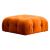 Πολυμορφικός καναπές Divine 2 βελουτέ σε χρώμα πορτοκαλί 288/190x75εκ |  Κατόπιν Παραγγελίας στο espiti