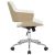 Καρέκλα γραφείου εργασίας Fern pakoworld PU λευκό ξύλο φυσικό |  Καρέκλες γραφείου στο espiti