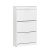 Παπουτσοθήκη μελαμίνης Flat Megapap 18 ζεύγων σε χρώμα λευκό 75x29x128εκ. |  Παπουτσοθήκες στο espiti