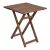 Τραπέζι πτυσσόμενο Klara Megapap από ξύλο οξιάς σε χρώμα καρυδί εμποτισμού 60x60x71εκ. |  Τραπέζια κήπου στο espiti