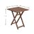 Τραπέζι πτυσσόμενο Klara Megapap από ξύλο οξιάς σε χρώμα καρυδί εμποτισμού 70x70x71εκ. |  Τραπέζια κήπου στο espiti