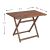 Τραπέζι πτυσσόμενο Klara Megapap από ξύλο οξιάς σε χρώμα καρυδί εμποτισμού 80x60x72εκ. |  Τραπέζια κήπου στο espiti