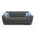 Καναπές - κρεβάτι Jason Megapap τριθέσιος υφασμάτινος με αποθηκευτικό χώρο σε σκούρο γκρι - μαύρο 216x85x91εκ. |  Καναπέδες-Κρεβάτι στο espiti