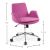 Καρέκλα εργασίας Maxim Up Megapap υφασμάτινη χρώμα ροζ 65x60x90εκ. |  Καρέκλες γραφείου στο espiti