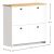 Παπουτσοθήκη - Μπουφές Cube Megapap 16 ζευγών από μελαμίνη χρώμα λευκό - oak 92x31x92εκ. |  Μπουφέδες στο espiti