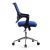 Καρέκλα εργασίας Skagen Metal Megapap υφασμάτινη χρώμα μπλε 58x59x97εκ. |  Καρέκλες γραφείου στο espiti