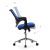 Καρέκλα εργασίας Skagen Metal Megapap υφασμάτινη χρώμα μπλε 58x59x97εκ. |  Καρέκλες γραφείου στο espiti