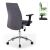 Καρέκλα εργασίας Finn Megapap υφασμάτινη χρώμα μαύρο - γκρι 61x55x105-113εκ. |  Καρέκλες γραφείου στο espiti