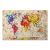Πίνακας σε καμβά "Colorful World Map" Megapap ψηφιακής εκτύπωσης 75x50x3εκ. |  Πίνακες στο espiti