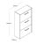 Παπουτσοθήκη μελαμίνης Luigi Megapap 18 ζευγών χρώμα λευκό 59x25x125εκ. |  Παπουτσοθήκες στο espiti