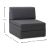 Πολυθρόνα - κρεβάτι Heaton Megapap υφασμάτινη χρώμα γκρι 85x97x88εκ. |  Πολυθρόνες - Κρεβάτι στο espiti
