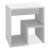 Κομοδίνο - Βοηθητικό τραπεζάκι μελαμίνης Alvize Megapap χρώμα λευκό 40x35x40εκ. |  Κομοδίνα στο espiti