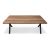 Τραπέζι Jeremy Megapap Mdf - μεταλλικό χρώμα καρυδί 160x80x75εκ. |  Τραπέζια στο espiti