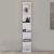 Βιβλιοθήκη - Ραφιέρα τοίχου μελαμίνης Ogden Megapap χρώμα λευκό 34,5x30x180εκ. |  Βιβλιοθήκες στο espiti