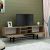 Έπιπλο τηλεόρασης Setia Megapap από μελαμίνη χρώμα oak 150x30x45εκ. |  Έπιπλα τηλεόρασης στο espiti