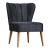 Καρέκλα Layla Megapap υφασμάτινη χρώμα ανθρακί 64x59x84εκ. |  Πολυθρόνες τραπεζαρίας στο espiti