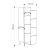 Ντουλάπι κουζίνας/μπάνιου - Παπουτσοθήκη Stair Megapap μελαμίνης χρώμα ανοιχτή μόκα 62,2x37,4x156εκ. |  Ντουλάπια στο espiti