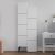 Ντουλάπι κουζίνας/μπάνιου - Παπουτσοθήκη Stair Megapap μελαμίνης χρώμα λευκό 62,2x37,4x156εκ. |  Ντουλάπια στο espiti
