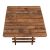Τραπέζι πτυσσόμενο Queen Megapap από ξύλο οξιάς σε χρώμα καρυδί εμποτισμού 60x60x75εκ. |  Τραπέζια κήπου στο espiti