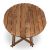 Τραπέζι πτυσσόμενο Queen Megapap από ξύλο οξιάς σε χρώμα καρυδί εμποτισμού Ø60x75εκ. |  Τραπέζια κήπου στο espiti