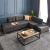 Γωνιακός καναπές - κρεβάτι Manama Megapap δεξιά γωνία υφασμάτινος χρώμα ανθρακί 280x206x85εκ. |  Καναπέδες-Κρεβάτι στο espiti