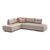 Γωνιακός καναπές - κρεβάτι Manama Megapap αριστερή γωνία υφασμάτινος χρώμα κρεμ 280x206x85εκ. |  Καναπέδες-Κρεβάτι στο espiti