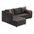 Γωνιακός καναπές - κρεβάτι Ece Megapap αριστερή γωνία υφασμάτινος με αποθηκευτικό χώρο χρώμα ανθρακί 242x160x88εκ. |  Καναπέδες-Κρεβάτι στο espiti