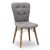 Καρέκλα τραπεζαρίας Palmira Megapap υφασμάτινη χρώμα γκρι - καρυδί πόδι 47x44x88εκ. |  Πολυθρόνες τραπεζαρίας στο espiti