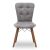Καρέκλα τραπεζαρίας Palmira Megapap υφασμάτινη χρώμα γκρι - καρυδί πόδι 47x44x88εκ. |  Πολυθρόνες τραπεζαρίας στο espiti