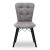 Καρέκλα τραπεζαρίας Palmira Megapap υφασμάτινη χρώμα γκρι - μαύρο πόδι 47x44x88εκ. |  Πολυθρόνες τραπεζαρίας στο espiti