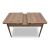 Τραπέζι Bruno Megapap επεκτεινόμενο από MDF/ ξύλο χρώμα ανοιχτό καρυδί 130/168x80x77εκ. |  Τραπέζια στο espiti