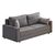 Καναπές - κρεβάτι Ece Megapap τριθέσιος υφασμάτινος χρώμα γκρι 215x90x88εκ. |  Καναπέδες-Κρεβάτι στο espiti